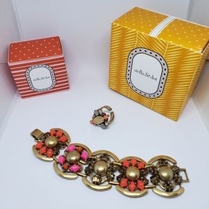 Stella & Dot Becca Bracelet and Riviera Ring